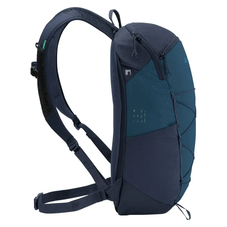 VAUDE MOCHILA AGILE 14 LITROS AZUL LATERAL, ARISTARUN