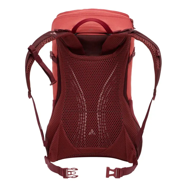 VAUDE MOCHILA MUJER SKOMER ZIP 22L ROJO TRASERA,ARISTARUN