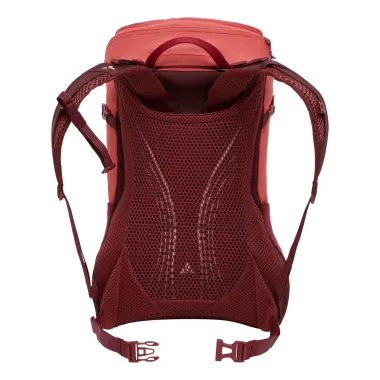 VAUDE MOCHILA MUJER SKOMER ZIP 22L ROJO TRASERA,ARISTARUN