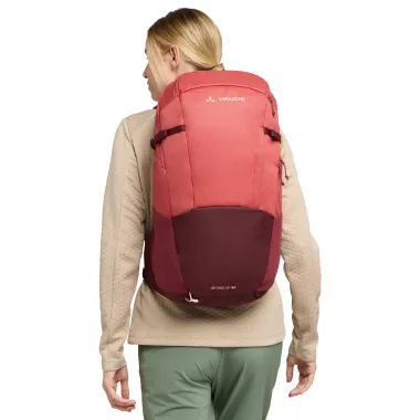 VAUDE MOCHILA MUJER SKOMER ZIP 22L ROJO ESPALDA,ARISTARUN