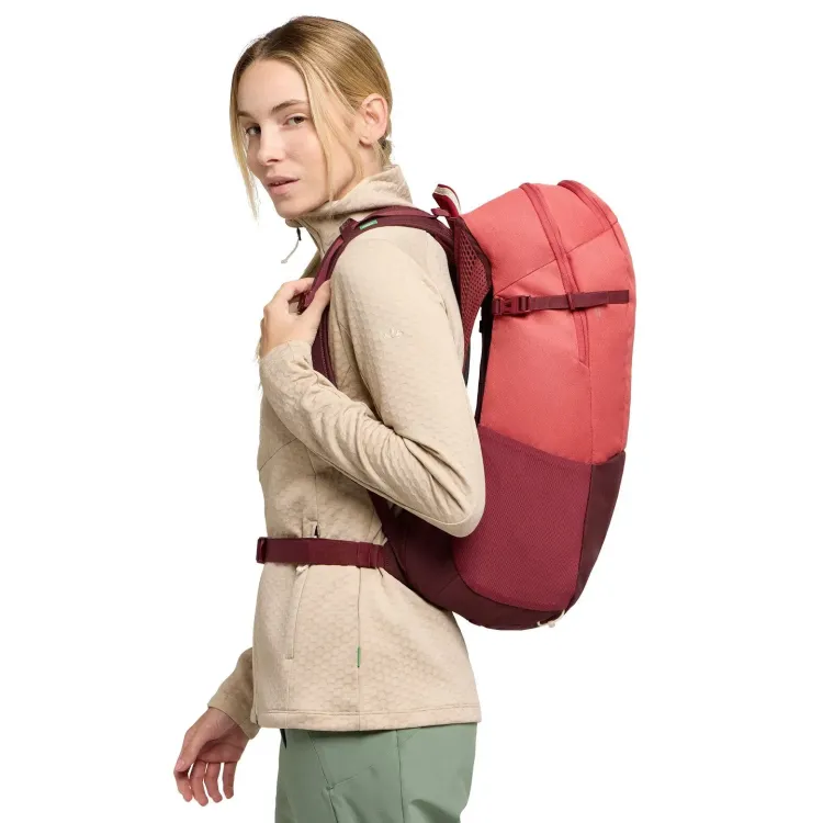 VAUDE MOCHILA MUJER SKOMER ZIP 22L ROJO LATERAL,ARISTARUN