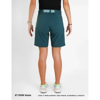 SPHERE PRO PANTALÓN CORTO NADIA VERDE MUJER PORTADA,ARISTARUN 2
