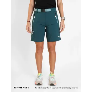 SPHERE PRO PANTALÓN CORTO NADIA VERDE MUJER PORTADA,ARISTARUN