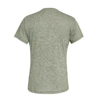 SALEWA CAMISETA DE MANGA CORTA PUEZ MELANGE DRY VERDE HOMBRE TRASERA,ARISTARUN