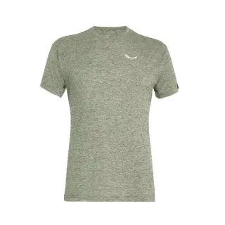 SALEWA CAMISETA DE MANGA CORTA PUEZ MELANGE DRY VERDE HOMBRE PORTADA,ARISTARUN