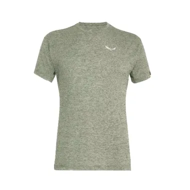 SALEWA CAMISETA DE MANGA CORTA PUEZ MELANGE DRY VERDE HOMBRE PORTADA,ARISTARUN