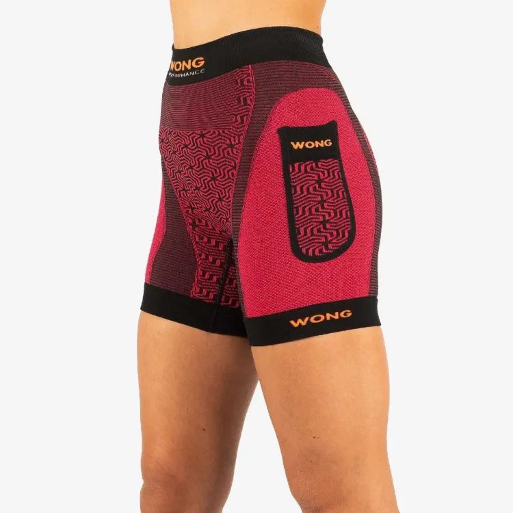 WONG MALLA CORTA MORI UNISEX FUCSIA LATERAL IZQUIERDO , TIENDA ARISTARUN