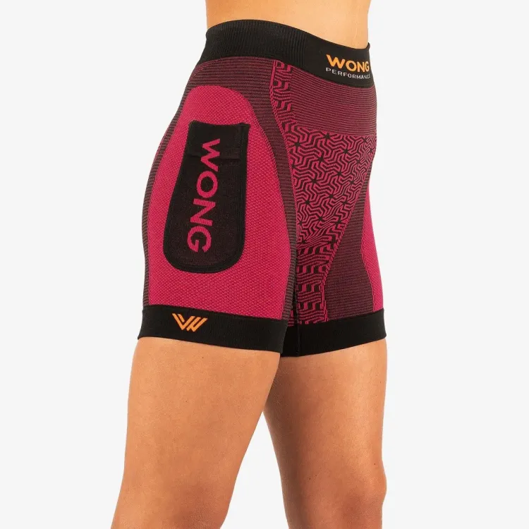 WONG MALLA CORTA MORI UNISEX FUCSIA LATERAL, TIENDA ARISTARUN