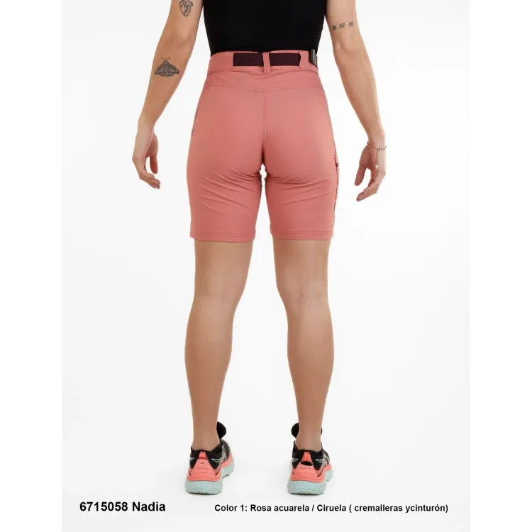 SPHERE PRO PANTALÓN CORTO NADIA ROSA MUJER TRASERA,ARISTARUN