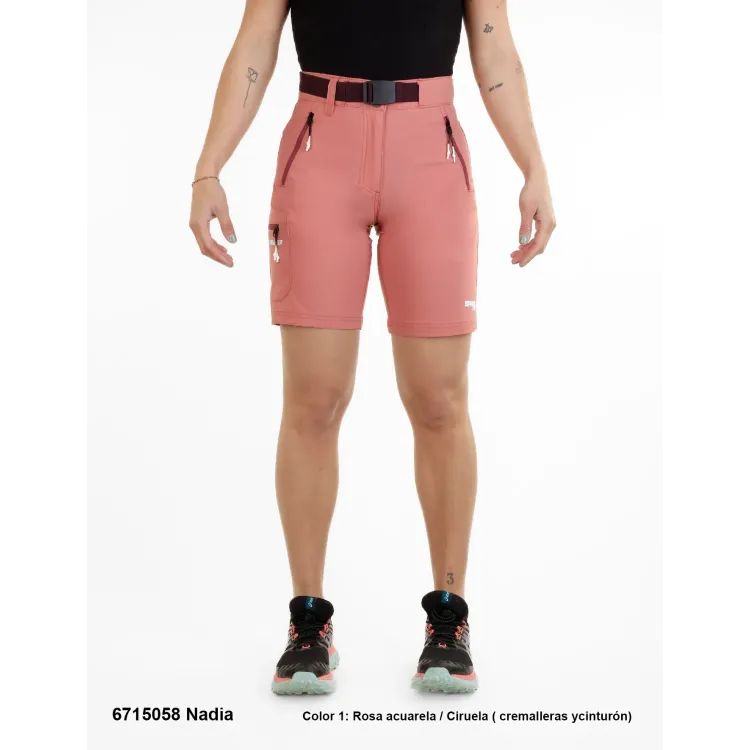 SPHERE PRO PANTALÓN CORTO NADIA ROSA MUJER DELANTERA,ARISTARUN