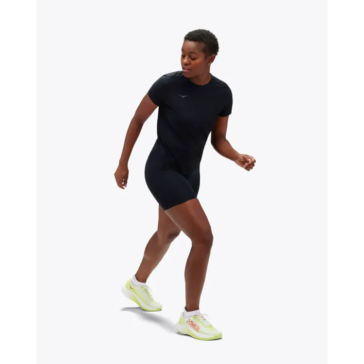 HOKA AIROLITE RUN CAMISETA DE MANGA CORTA NEGRO MUJER CUERPO COMPLETO,ARISTARUN