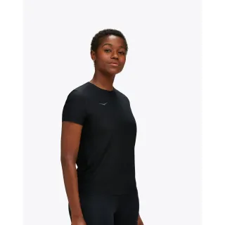 HOKA AIROLITE RUN CAMISETA DE MANGA CORTA NEGRO MUJER PORTADA,ARISTARUN
