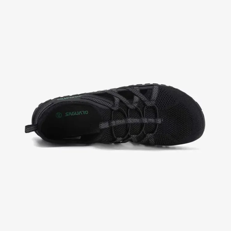 SAGUARO SANDALIA BREEZE II ZAPATILLA BAREFOOT UNISEX NEGRO VISTA SUPERIOR,ARISTARUN