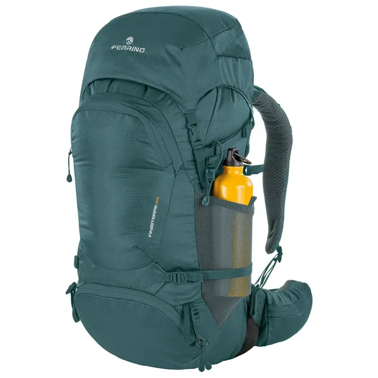 FERRINO MOCHILA FINISTERRE 48L TURQUESA VISTA FRONTAL,ARISTARUN