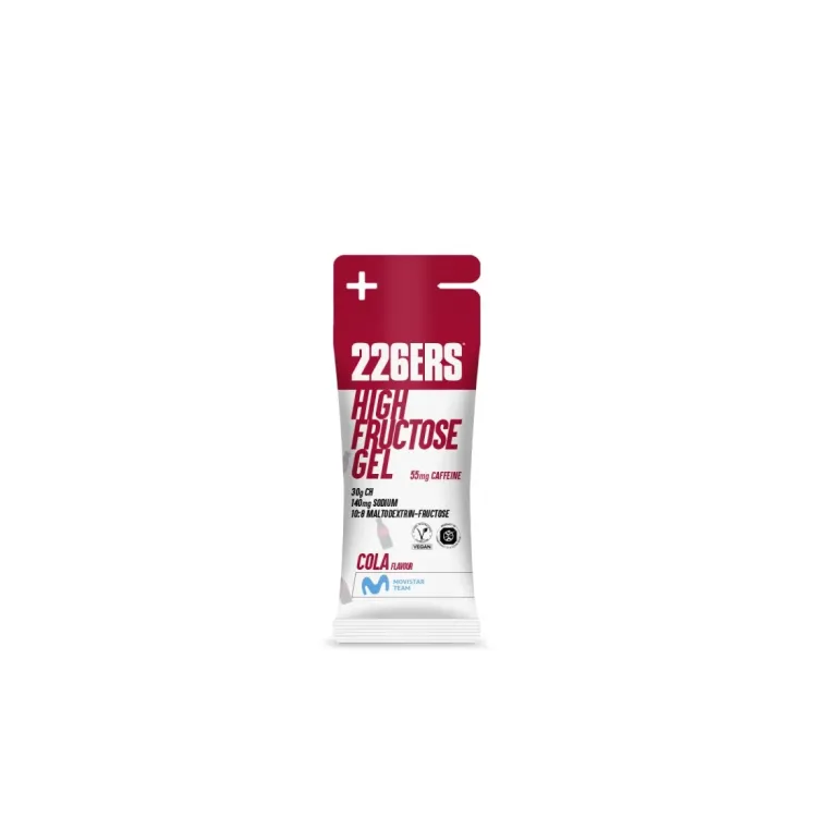 226ERS HIGH FRUCTOSE XS GEL ENERGÉTICO CAFEÍNA COLA PORTADA,ARISTARUN