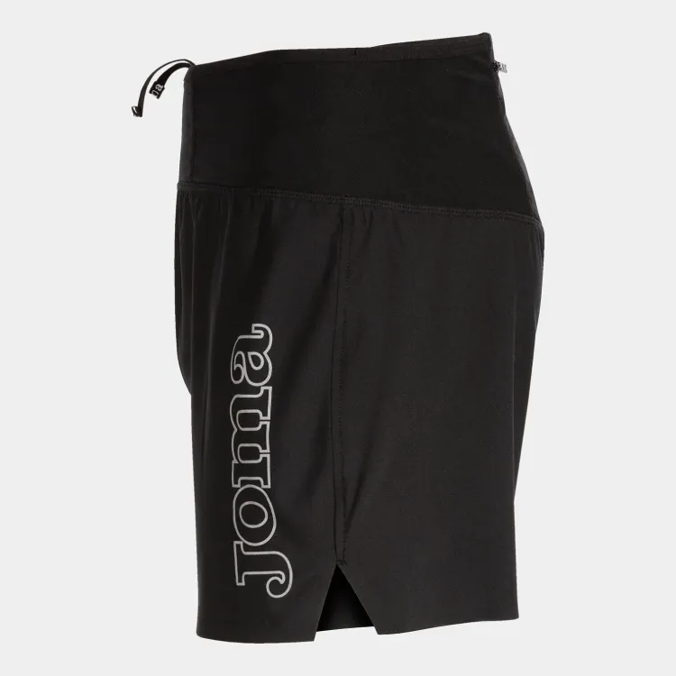 JOMA PANTALONES CORTOS TRAIL RUNNING R NIGHT NEGRO HOMBRE VISTA LOGO,ARISTARUN