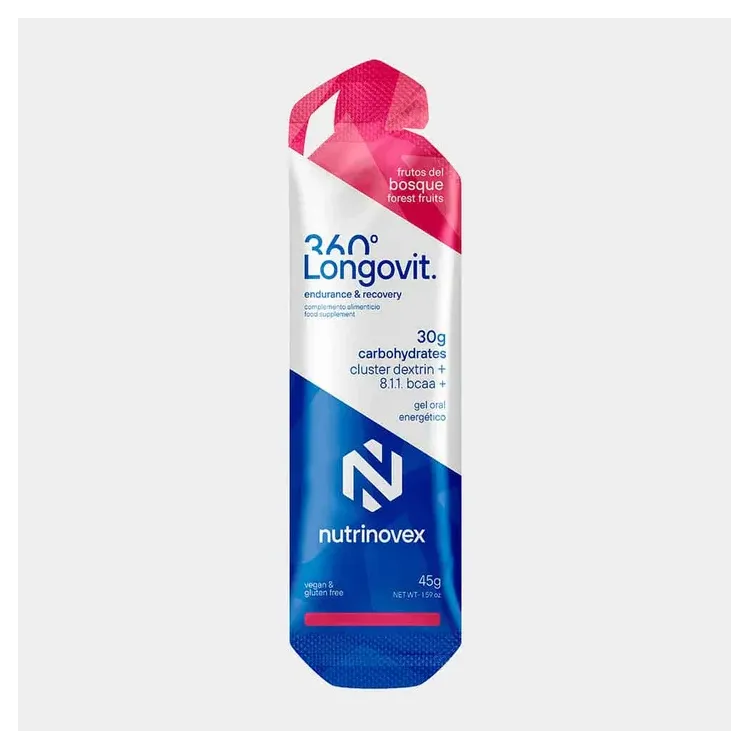 NUTRINOVEX LONGOVIT 360 30g FRUTOS DEL BOSQUE VISTA FRONTAL,ARISTARUN