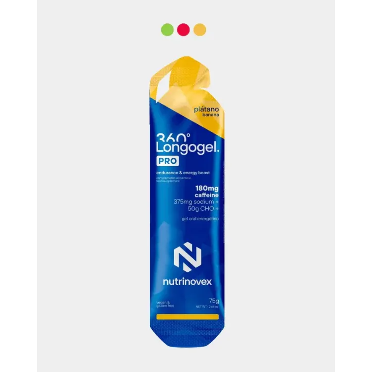 NUTRINOVEX LONGOGEL 360 PRO PLÁTANO VISTA FRONTAL,ARISTARUN