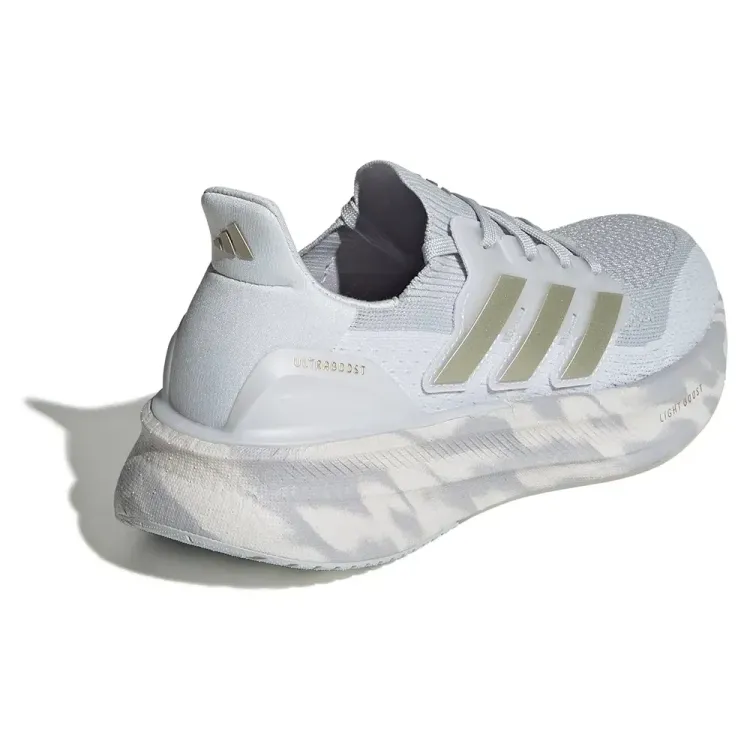 ZAPATILLAS ADIDAS ULTRABOOST 5 MUJER GRIS BLANCO VISTA TRASERA,ARISTARUN