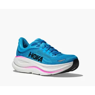HOKA BONDI 9 SNNF ZAPATILLA DE RUNNING MUJER VISTA PANORAMICA EXTERIOR, ARISTARUN