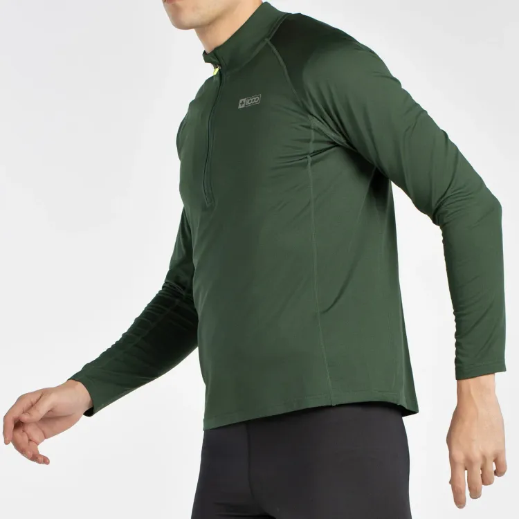CAMISETA +8000 TRUCO 080 VERDE BOSQUE VISTA LATERAL IZQUIERDO, ARISTARUN