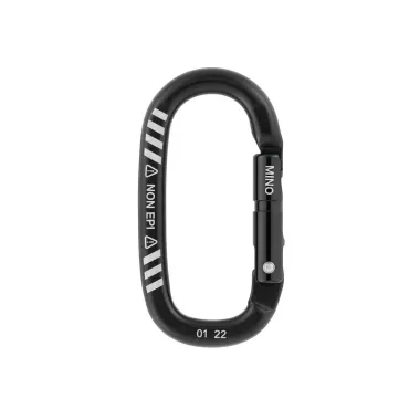 PETZL MINO MOSQUETON AUXILIAR VISTA POSTERIOR, ARISTARUN