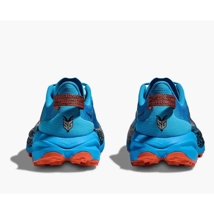HOKA SPEEDGOAT 6 ZAPATILLA TRAIL RUNNING MUJER VISTA TRASERA,ARISTARUN
