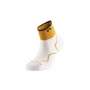 LURBEL DESAFIO THREE WHITE YELLOW TRAIL SOCKS
