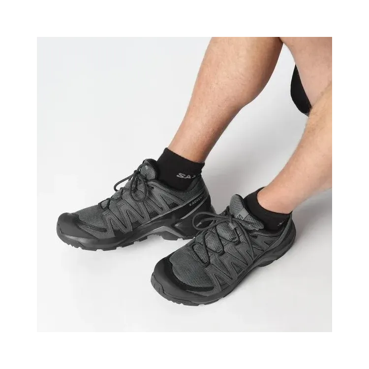 SALOMON ZAPATILLAS TREKKIN X-ADVENTURE RECON GORE-TEX GRIS HOMBRE VISTA SUPERIOR,ARISTARUN