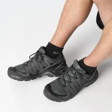 SALOMON ZAPATILLAS TREKKIN X-ADVENTURE RECON GORE-TEX GRIS HOMBRE VISTA SUPERIOR,ARISTARUN