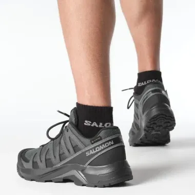 SALOMON ZAPATILLAS TREKKIN X-ADVENTURE RECON GORE-TEX GRIS HOMBRE VISTA ANTERIOR,ARISTARUN