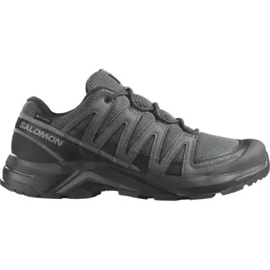 SALOMON ZAPATILLAS TREKKIN X-ADVENTURE RECON GORE-TEX GRIS HOMBRE VISTA EXTERIOR,ARISTARUN