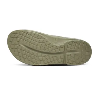 OOFOS OOAHH SPORT SANDALIA DE RECUPERACION VERDE UNISEX VISTA SUELA,ARISTARUN