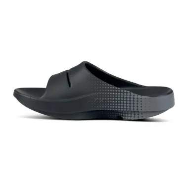 OOFOS OOAHH SPORT SANDALIA DE RECUPERACION NEGRO UNISEX VISTA INTERIOR,ARISTARUN