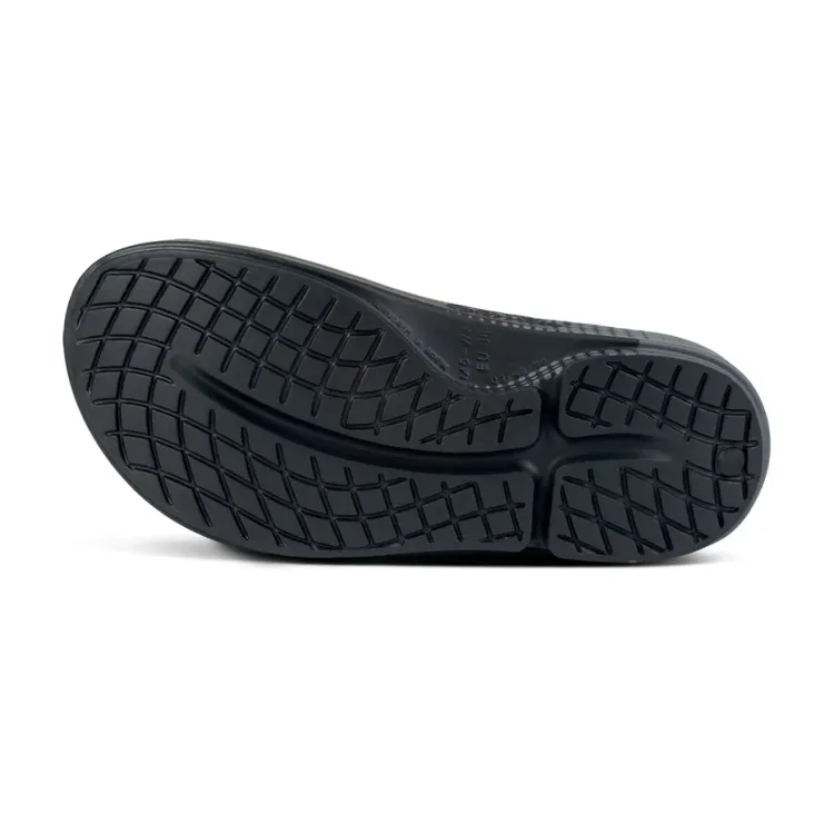 OOFOS OOAHH SPORT SANDALIA DE RECUPERACION NEGRO UNISEX VISTA SUELA,ARISTARUN