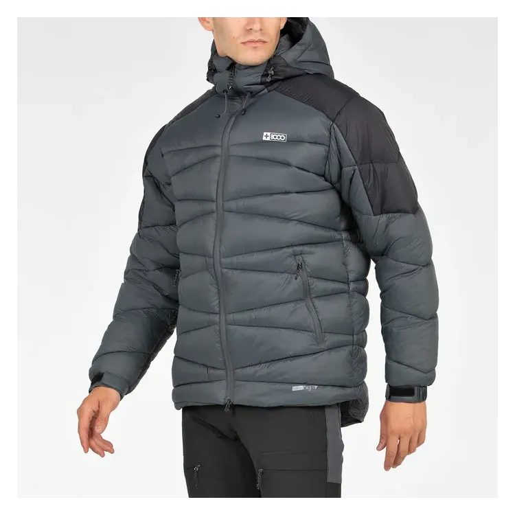 +8000 CHAQUETA ANORAK MANSES GRIS HOMBRE VISTA FRONTAL,ARISTARUN