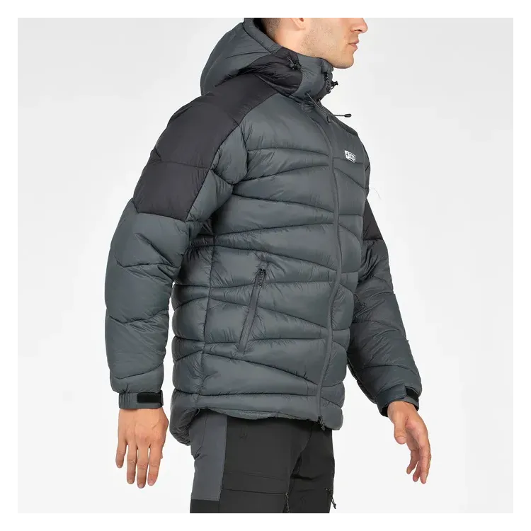 +8000 CHAQUETA ANORAK MANSES GRIS HOMBRE VISTA LATERAL,ARISTARUN