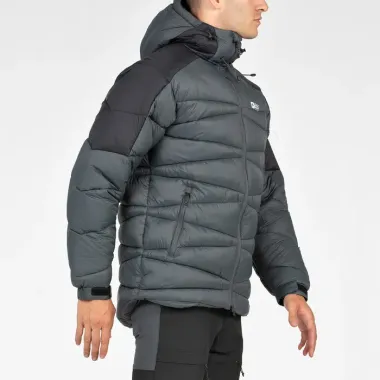 +8000 CHAQUETA ANORAK MANSES GRIS HOMBRE VISTA LATERAL,ARISTARUN