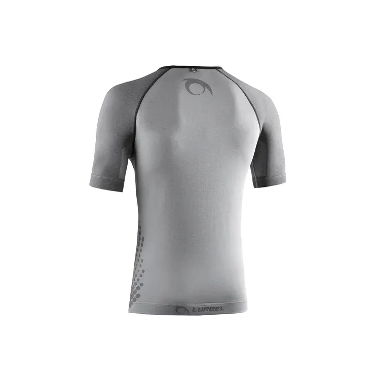 LURBEL SPIRIT FLUX SHORT SLEEVES GRIS HOMBRE VISTA TRASERA,ARISTARUN