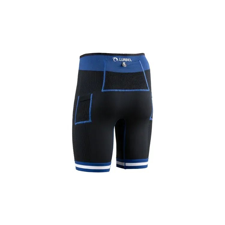 LURBEL MALLA CORTA SPIRIT FLUX AZUL NEGRO VISTA TRASERA,ARISTARUN