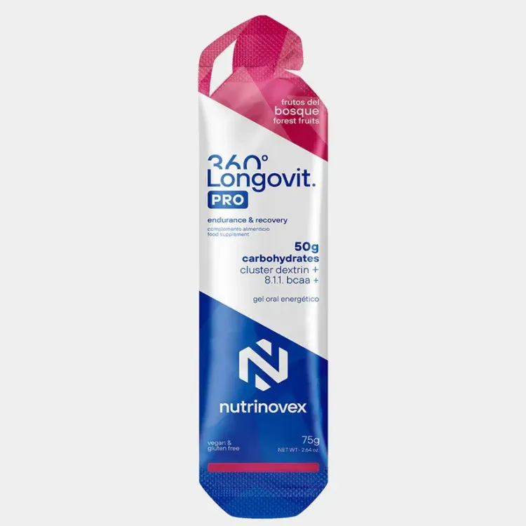 NUTRINOVEX 360 LONGOVIT PRO GEL FRUTOS DEL BOSQUE PORTADA,ARISTARUN
