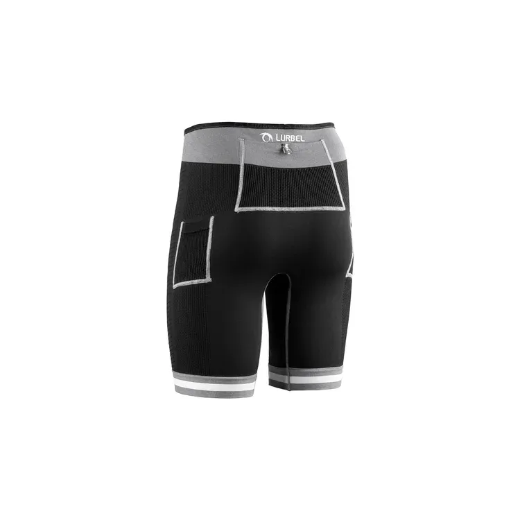 LURBEL MALLA CORTA SPIRIT FLUX GRIS NEGRO VISTA TRASERA,ARISTARUN