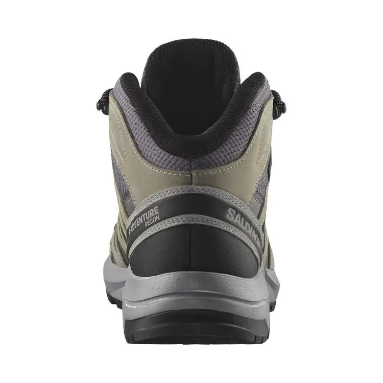 SALOMON BOTAS TREKKING X-ADVENTURE RECON GTX MUJER VISTA TRASERA,ARISTARUN