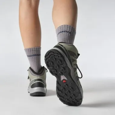 SALOMON BOTAS TREKKING X-ADVENTURE RECON GTX MUJER VISTA ANTERIOR,ARISTARUN