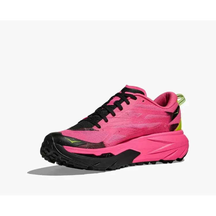 HOKA MAFATE 5 ROSA ZAPATILLA TRAIL RUNNING MUJER VISTA DELANTERA,ARISTARUN