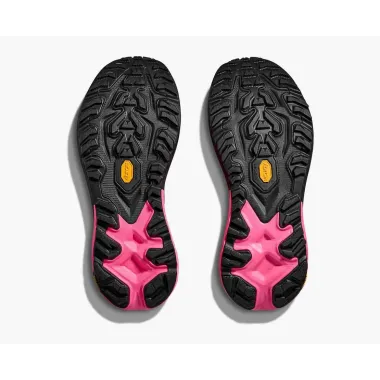 HOKA MAFATE 5 ROSA ZAPATILLA TRAIL RUNNING MUJER VISTA SUELA,ARISTARUN