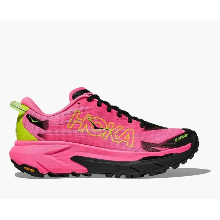 HOKA MAFATE 5 ROSA ZAPATILLA TRAIL RUNNING MUJER VISTA PORTADA,ARISTARUN