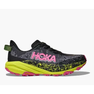 HOKA SPEEDGOAT 6 NEGRO ROSA ZAPATILLAS TRAIL RUNNING MUJER VISTA PORTADA,ARISTARUN 2