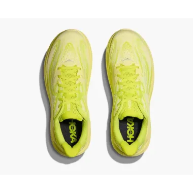 HOKA CLIFTON 10 AMARIULLO ZAPATILLAS ASFALTO MUJER VISTA SUPERIOR,ARISTARUN