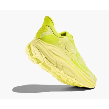 HOKA CLIFTON 10 AMARIULLO ZAPATILLAS ASFALTO MUJER VISTA ANTERIOR,ARISTARUN